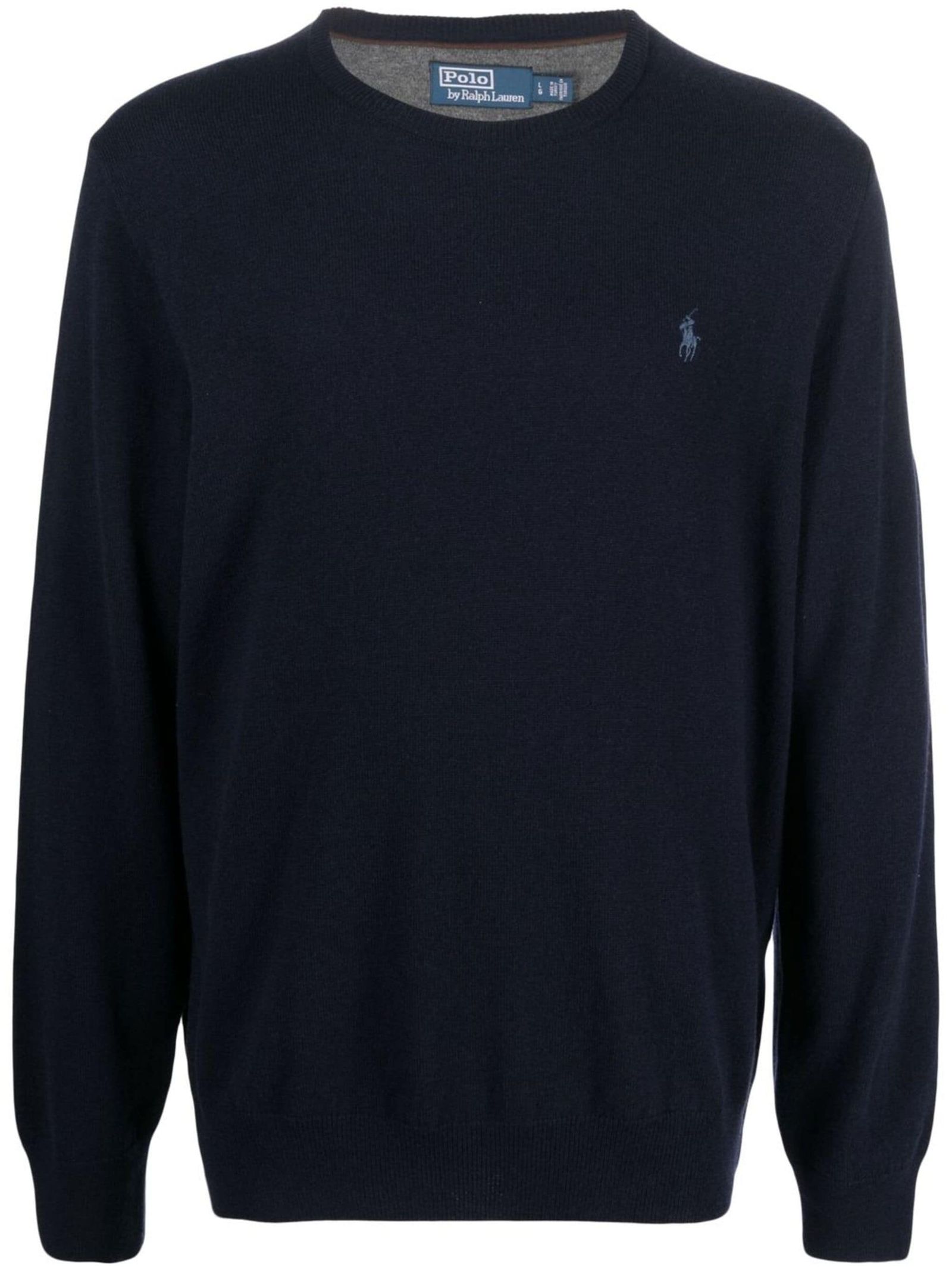 Maglione blu ralph lauren clearance